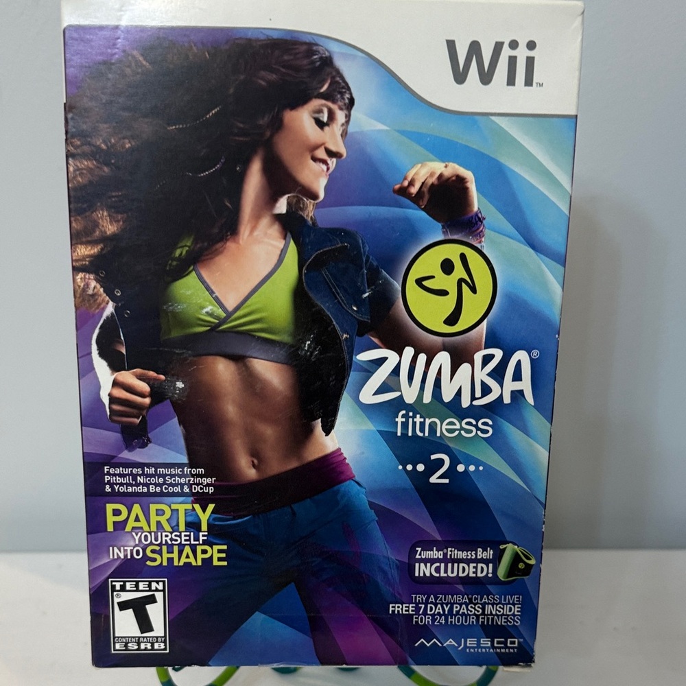 Zumba Fitness Fitness 2 for Wii - Black and Blue